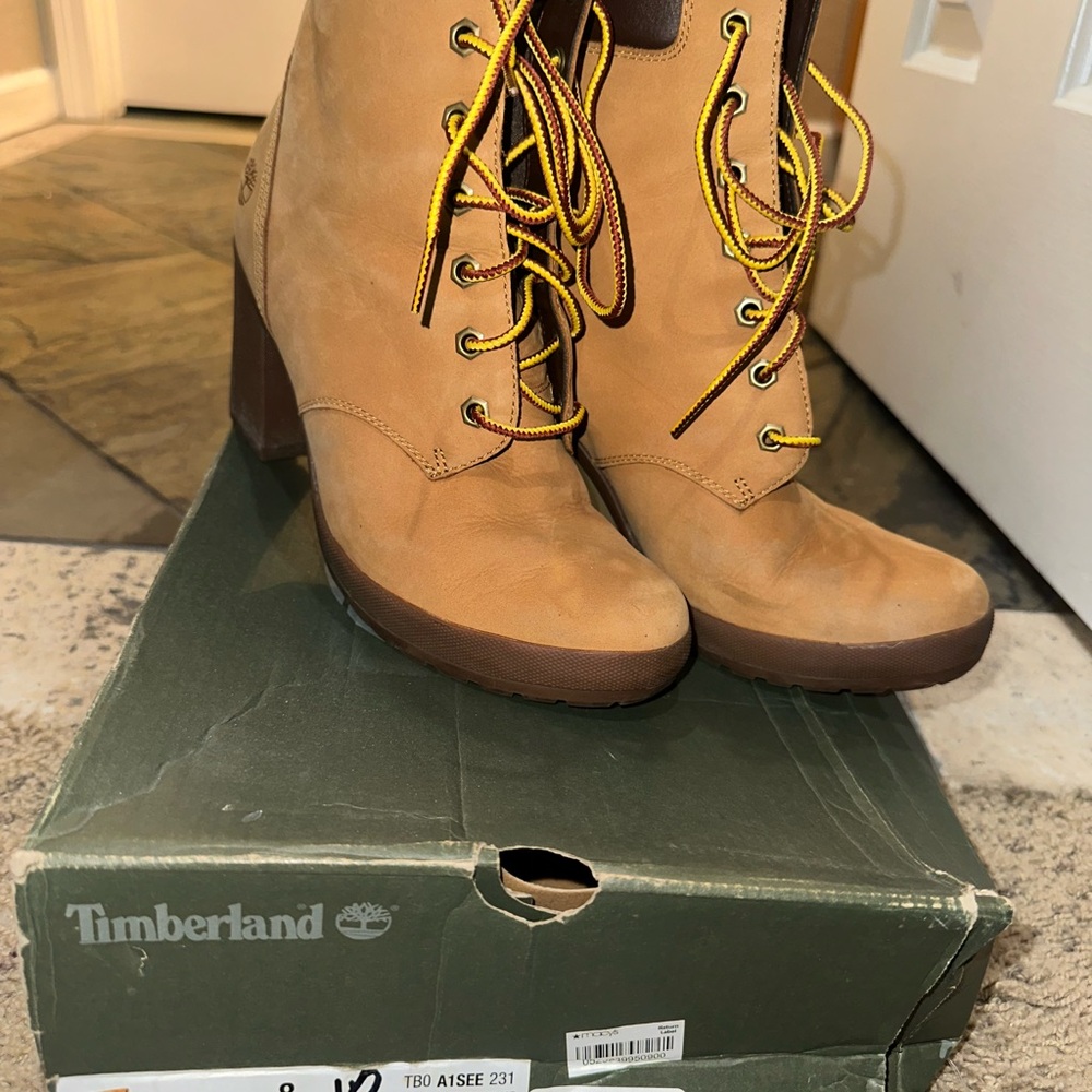 Timberland Brown Lace Up Boots
